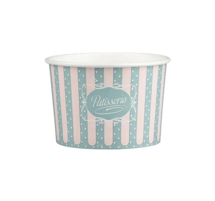 Papirnata skodelica 250 ml (8oz) d=92 mm, h=58 mm  ICE CREAM design  50 kom