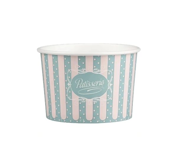 Papirnata skodelica 250 ml (8oz) d=92 mm, h=58 mm  ICE CREAM design  50 kom