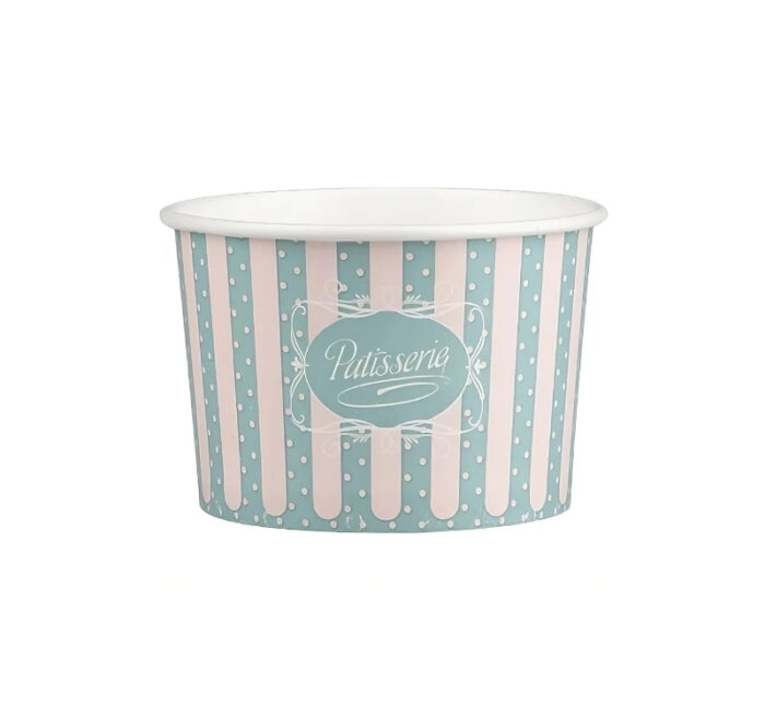 Papirnata skodelica 250 ml (8oz) d=92 mm, h=58 mm  ICE CREAM design  50 kom