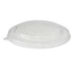 Poklopac PET za papirnatu posudu 1000 ml d=187 mm proziran 25 kom