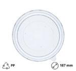 Poklopac PP za posudu papirnatu 1300 ml d=187 mm 50 kom