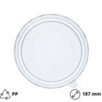 Poklopac PP za posudu papirnatu 1300 ml d=187 mm 50 kom