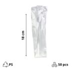 Komplet 1/1 plastični (kašika) u posebnom pakovanju transparentan, 50 kom