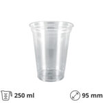 Čaša PET 350 ml d=95 mm 50 kom