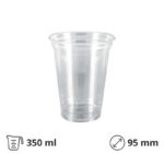 Čaša PET 350 ml d=95 mm 50 kom