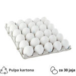 Kutija za 30 jaja pulpa kartona siva [160 kom/pak]