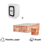 Komplet: dispenzer za toalet papir + toalet papir