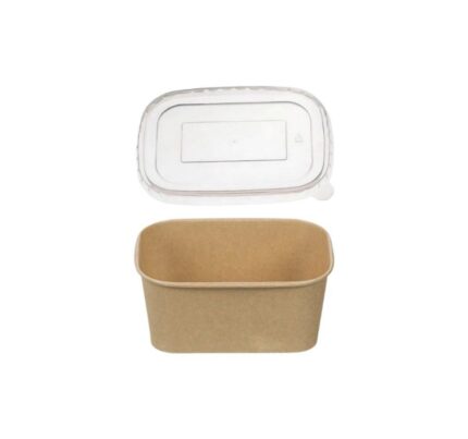 Papirnata posuda 500 ml kraft sa PP poklopcem [50 kom/pak]