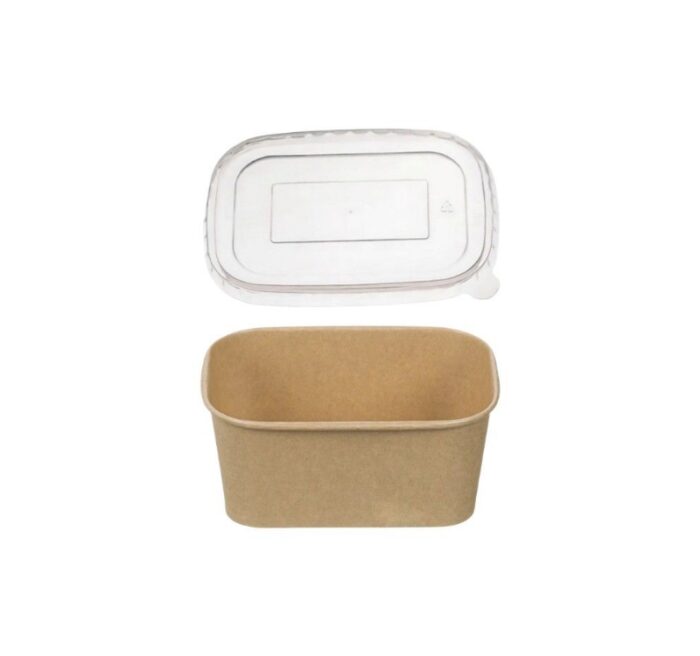 Papirnata posuda 500 ml kraft sa PP poklopcem [50 kom/pak]