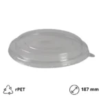 Poklopac rPET za posudu 1300 ml d=187 mm 50 kom