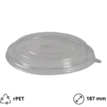 Poklopac rPET za posudu 1300 ml d=187 mm 50 kom