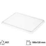 Poklopac za papirnatu posudu 1200 ml 180x120 mm proziran 50 kom