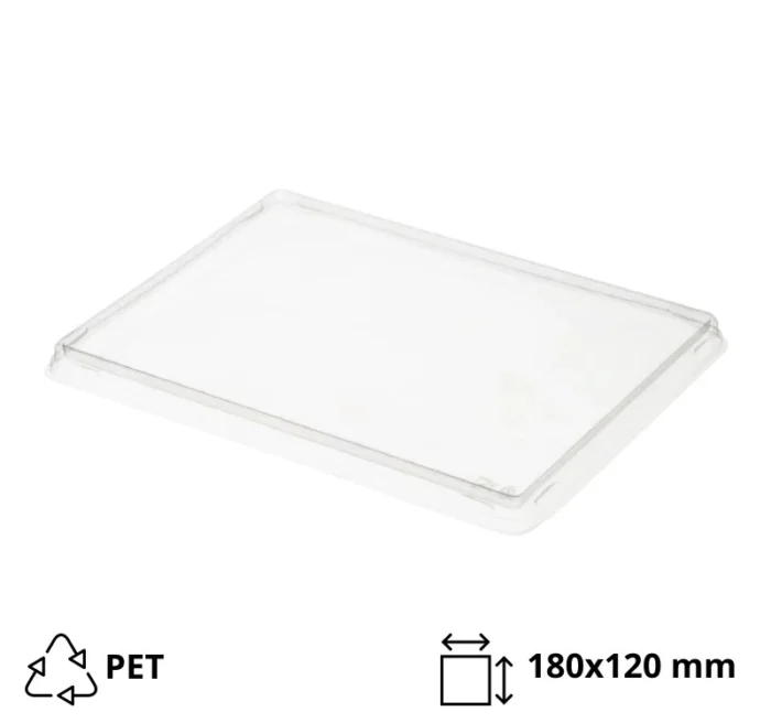 Poklopac za papirnatu posudu 1200 ml 180×120 mm proziran 50 kom
