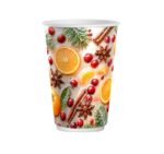 Čaša papirnata termo 300 (380) ml d=90 mm Winter Spice 50 kom
