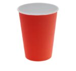 Čaša papirnata 300 (380) d=90 mm 1-slojna crvena SUP, 50 kom