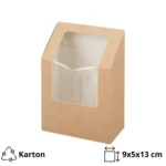 Kartonska posuda za salate-roll 90x50x130 mm kraft [25 kom/pak]
