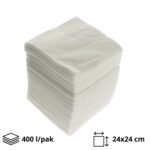 Papirne salvete 1sl 24x24 400L/pak TaMbien bele [9 kom/pak]